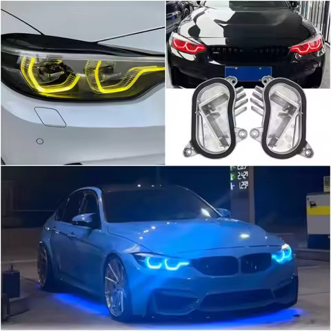 CSL Yellow Angel Eyes DRL Modules For 2018 2019 2020 BMW F80 F82 F36 M3 M4 LCI 420i 430i 440i Adapti