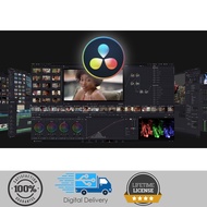 Blackmagic Design DaVinci Resolve Studio 19 (2024 latest - WIN & MAC)