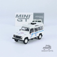 Mini GT 1:64 lancia Delta HF/LAND ROVER DEFENDER 110/hình/Lều thiết lập/bốn xe Thiết Lập Mô Hình đúc
