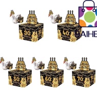 BAIHEE Cash Pull Gift Boxs, Paper 30th 40th 50th Birthday Money Box,  Birthday  Happy Birthday Creat