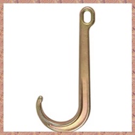 (ZAER) J-Type Large Opening Hook 15-Inch Tow Truck Lifting Hook J-Type Wide Mouth Long Hook