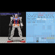 GTO 1/144 RX-78-2 GUNDAM VER. 2 WATER DECAL GHOST CUSTOM