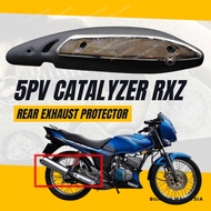 5PV RXZ CATZLYZER REAR EXHAUST PROTECTOR - RXZ 6 SPEED EX PIPE COVER TEPI EKZOS PENUTUP BELAKANG MUF