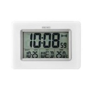 นาฬิกาดิจิทัล SEIKO CLOCKS QHL058W 7X10 นิ้ว สีขาว (1268659)