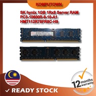 SK Hynix 1GB 1Rx8 PC3-10600R-9-10-A1 HMT112R78FR8C-H9 Memory Module 1333Mhz DDR3 Server RAM