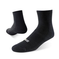 給足呵護 - 動能氣墊運動襪(厚底)-黑色(20-22)