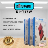 Bm105 Powerbank Diinami Y17W Real 10000Mah + Wireless Charger Power