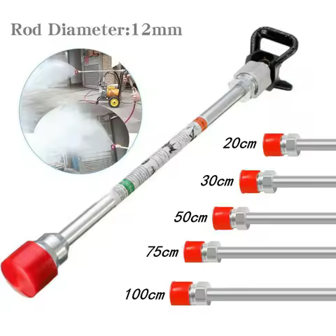 Airless Paint Sprayer Gun Base Tip Extension Rod 30/50/75/100cm Spray Painting Guns Handle Pole for