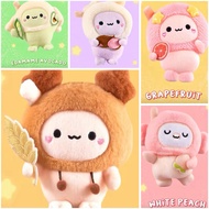Beu Tea  Christmas Friends Snowies Plushie/puffy bag
