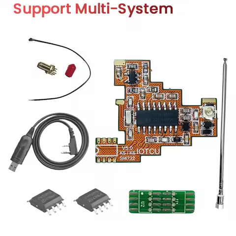 BAAE SI4732 V5.0 FPC Module+2x2M Chip+Antenna Full Kit Multi System for Quansheng UVK5 UVK6 HF Short