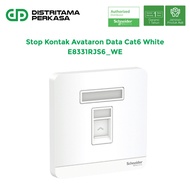 Schneider AvatarOn Cat6 White Data Socket - E8331RJS6_WE