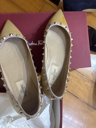 Valentino 鉚釘平底鞋