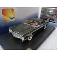 GLM 1 43 Lincoln Continental Two-Door Car Model Lincoln Continental 1969 Metallic Green
