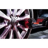 Car Wheel Rim Detailing Brush Berus Tayar, 17 inch Long Auto Soft Bristle Wheel Cleaner Brush No Scratch Tire Rim Scrub