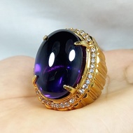 AMETHYST AMETHYST Ring with 926 GOLD Silver, Luxurious and ELEGANT MODEL