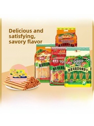Golden Fuji Vegetable Flavor Finger Snack Stick 384g Long Stick Bulk Biscuit Stick Snack Food Snacks