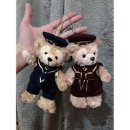 Navy duffy teddy bear