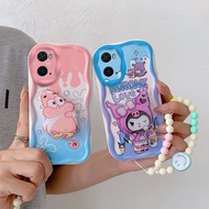 Phone Back Cover For Oppo A36 4G Oppo A76 4G 3D Luxury Cute Cartoon Candy Soft Silicone Phone Holder