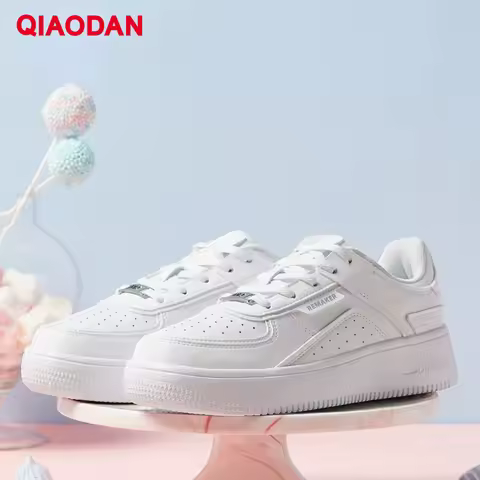 QIAODAN Sneakers Women 2023 Summer New Casual Breathable Anti-Slippery Comfortable Classics Anti-sli