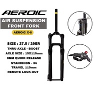 MOUNTAINPEAK XS-2/X8 Bicycle Remote Lockout Air Fork 27.5/29er Suspension Straight Quick Release 120