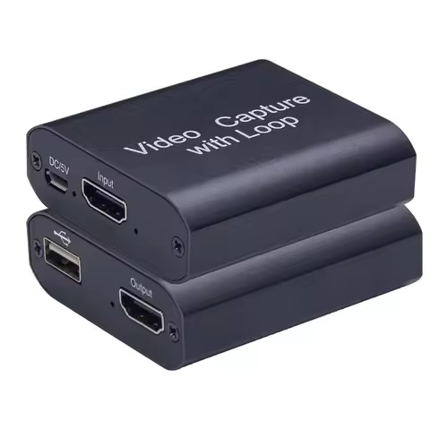 Video Capture Card HDMI-Compatible To USB 2.0 Video Capture Board 1080P 4K Game Record Live Streamin