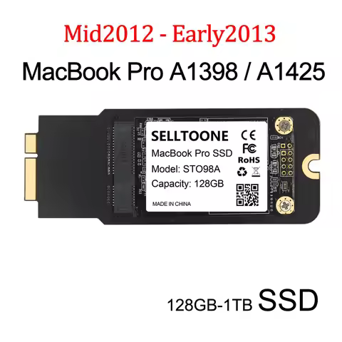 NEW 128GB 25GB 512GB 1TB SSD For 2012 2013 Macbook Pro Retina 13" A1425 15" A1398 SSD Solid State Dr