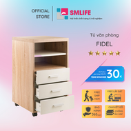 Tủ để tài liệu gỗ công nghiệp MDF chắc chắn SMLIFE Fidel