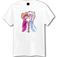 Disney Elsa and Anna Sisters White T-Shirt