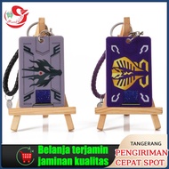 Anime Kamen Rider Ryuga Ouja Ryuki Knight Cards Holder Bus Pass Business Card Case Keychain Pendant