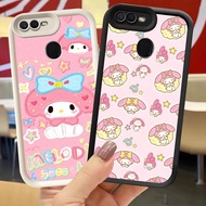 XI43 Melody Casing for OPPO A12s A3S A12 A11K F9 F7 A12E A5S A1K A5 A7 Pro Black White