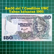 (A128) rm50 siri 7 rm50 lama duit kertas lama duit syiling lama barang antik barang lama mata wang l