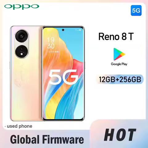 OPPO Reno 8T 5G Smartphone Global firmware camera 108MP ColorOS 13 Snapdragon 695 RAM 12GB ROM 256GB