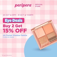 PERIPERA Ink Pocket Shadow Palette (23AD) - 6 Colors to Choose