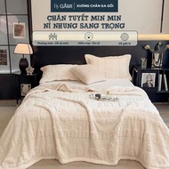 Min Min Snow Blanket Luxurious Velvet Felt Lightweight Warm Soft Large Size 2m3x2m2 G12