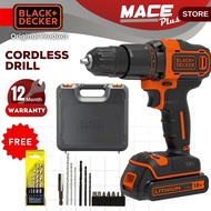 BLACK &amp; DECKER BDCHD18K 18V Lithium Cordless Drill FOC 5pcs Concrete Drill