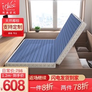 HY/🍉Eddie·Monto Cocoanut Matting Coconut palm fiber mattress Tatami mat  LaTeX Tatami High Box Mattress Hard Foldable Re