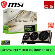 MSI GeForce RTX 5080 16G INSPIRE 3X OC GRAPHIC CARD