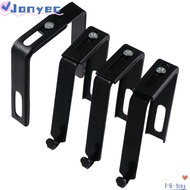 JONY1EC Door Mirror Hanger, Black Metal Adjustable Cubicle Hangers, Office Flexibility Cubicle Hange