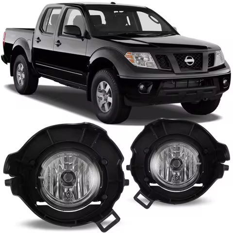 Pair for 2005-2012 Nissan Pathfinder 2005-2009 Nissan Frontier Fog Lights Driving Front Painted Bump
