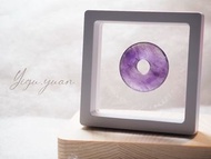 紫水晶平安扣 29mm 編號： 0328