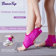 BraceTop 1 pair ajustable breathable ankle support for kids ankle support for basketball volleyball,