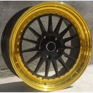 Gold Color Lip 17 Inch 17x8.0 5x100 5x1114.3 Car Alloy Wheel Rims