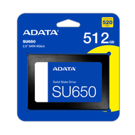 Adata SU650SS-512GTR SU650 SATA III 2.5-inch 512GB SSD // Read/Write 520/450 MB/s