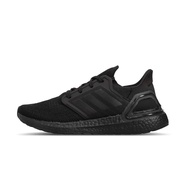 Adidas UltraBOOST 20 Cushioning Jogging Shoes All Black EG0691