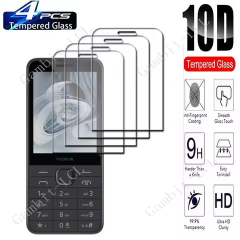 4PCS For Nokia 215 4G (2024) Screen Protective Tempered Glass ON Nokia215 220 235 Nokia235 4G 2024 2