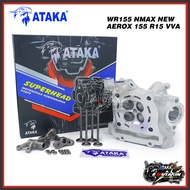ATAKA RACING Cylinder Super Head Wr155 New Nmax Aerox 155 R15 Vva 23 26 22 25 Porting Cnc