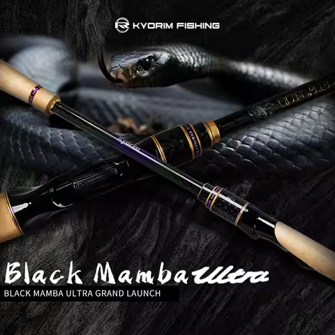 KYORIM NEW ULTINA8 ZANDER Fishing Lure Rod,2 Sections,FUJI SIC Guide,Carbon Reel Seat,Spinning Casti
