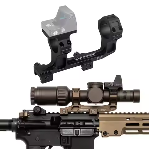 GEISSELE SUPER PRECISION AR15 Scope Mount 25.4mm 30mm Rings With Rep Style ROF-45/90 RM Red Dot Sigh