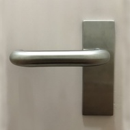 Stainless steel handle lever for PVC HDB bifold toilet door