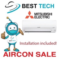 MITSUBISHI ELECTRIC aircon system 3 9000BTU X3